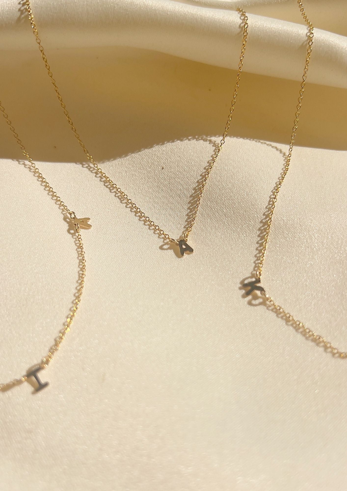 Petite Single Initial Necklace