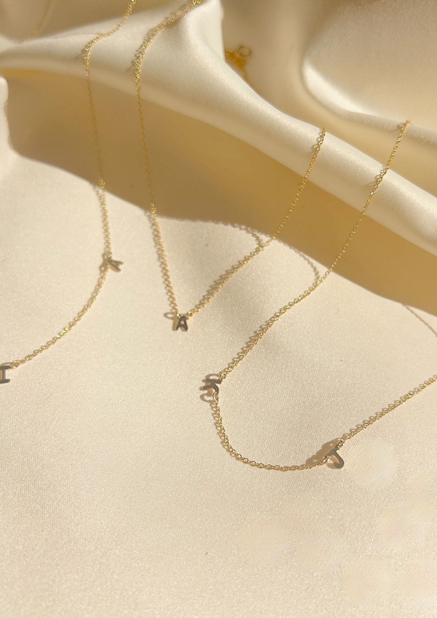 Petite Single Initial Necklace