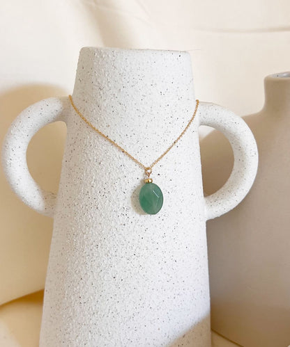 Elysia Green Aventurine Necklace