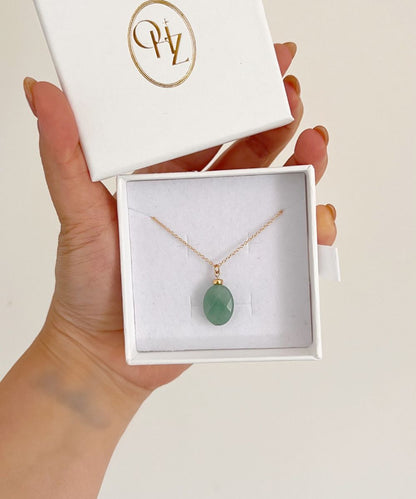 Elysia Green Aventurine Necklace