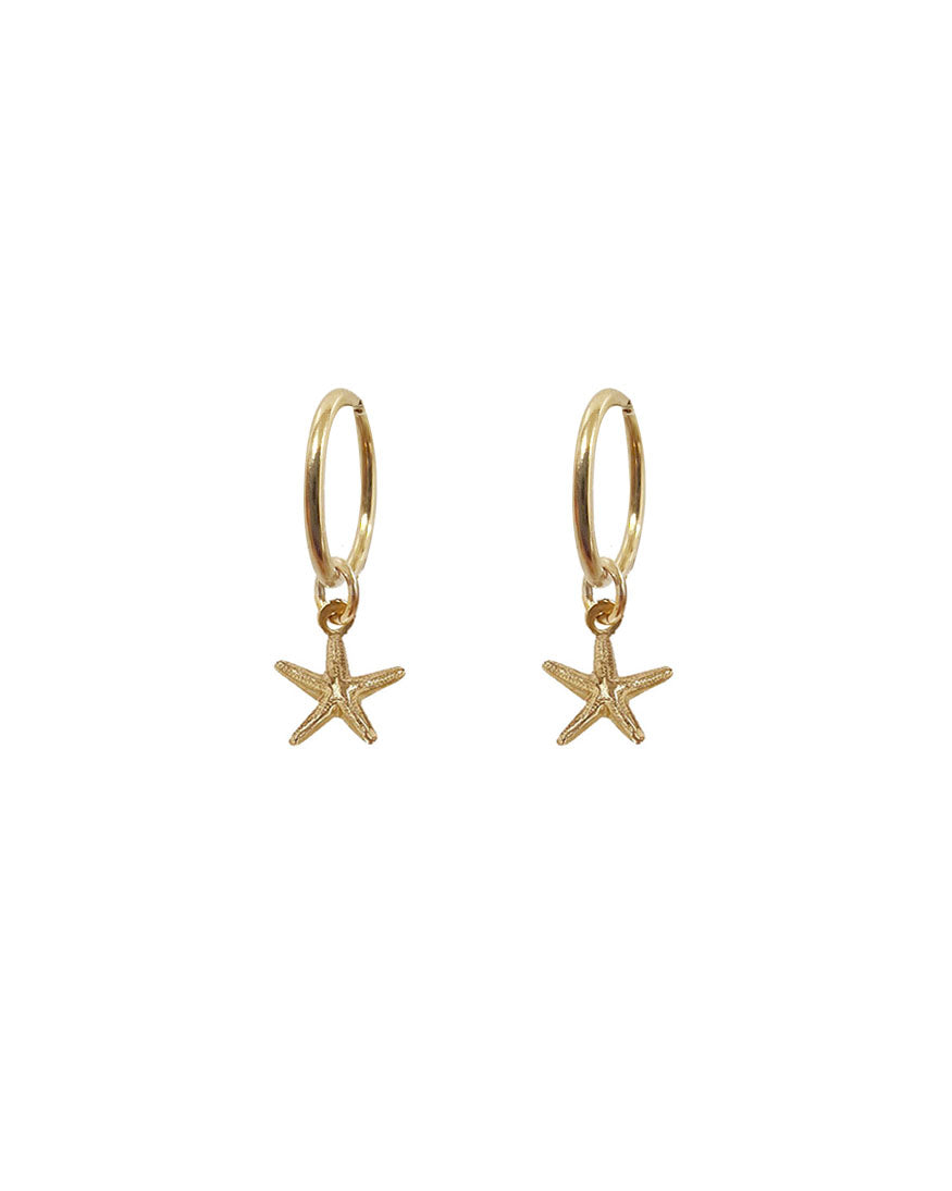 Ariel Mini Starfish Mini Hoops