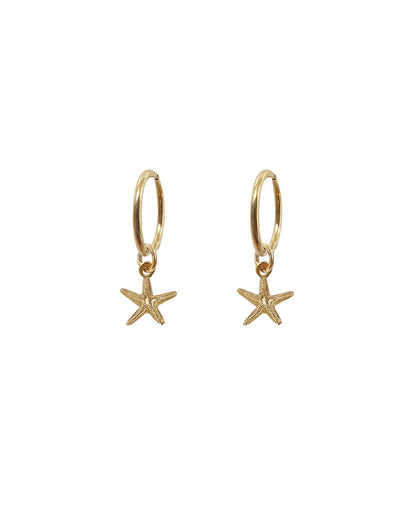 Ariel Mini Starfish Mini Hoops