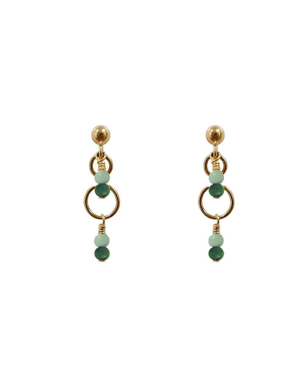 Kimberly Green Stud earrings - OHZO By J Jewellery