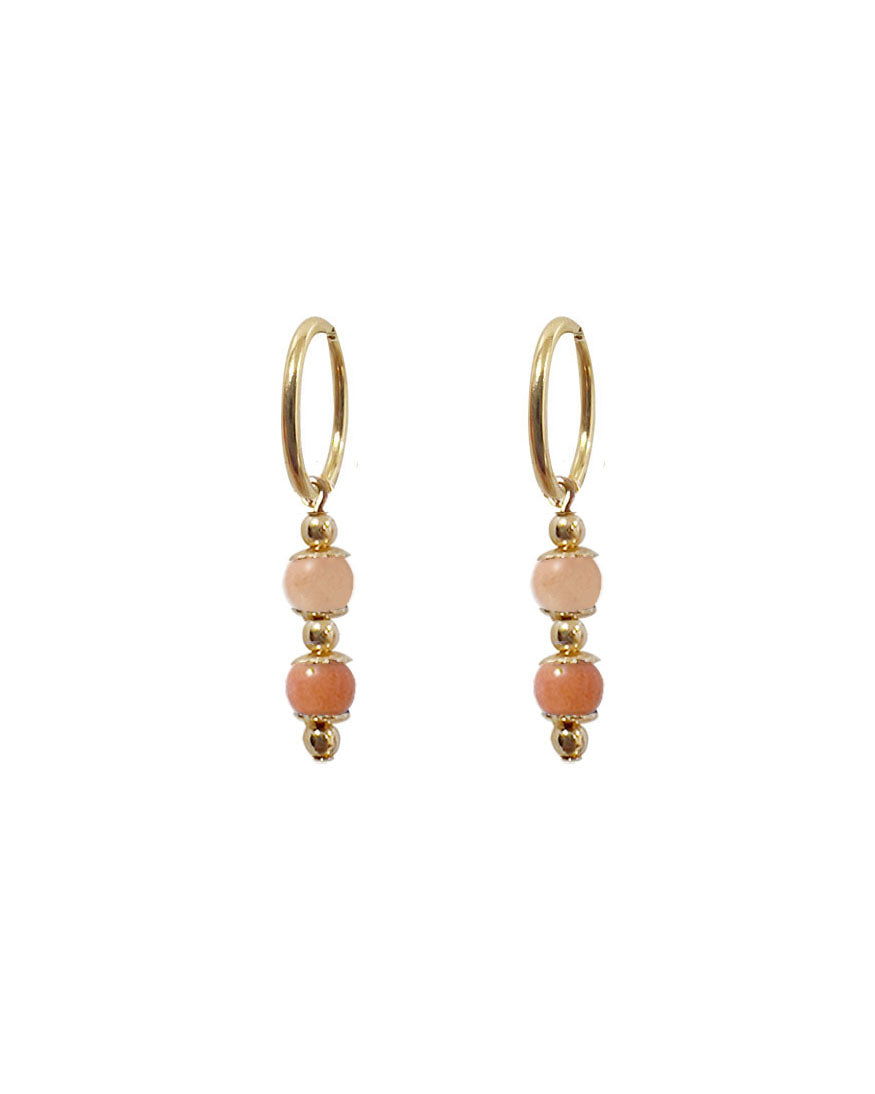 Mariam Sunstone Mini Hoops