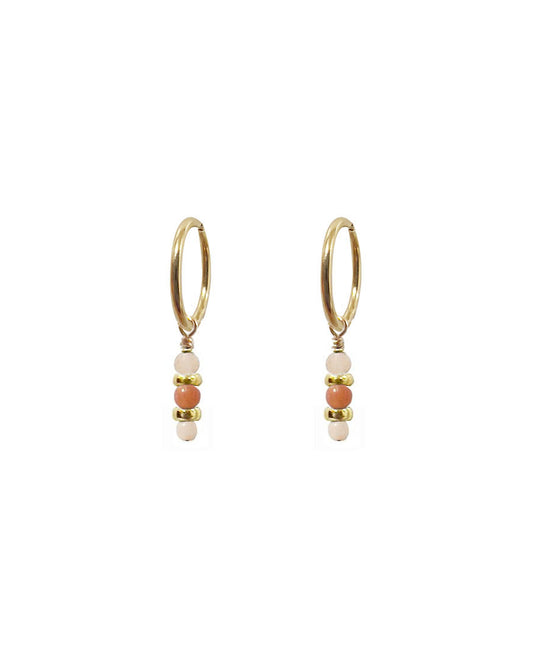 Nubia Sunstone Mini Hoops