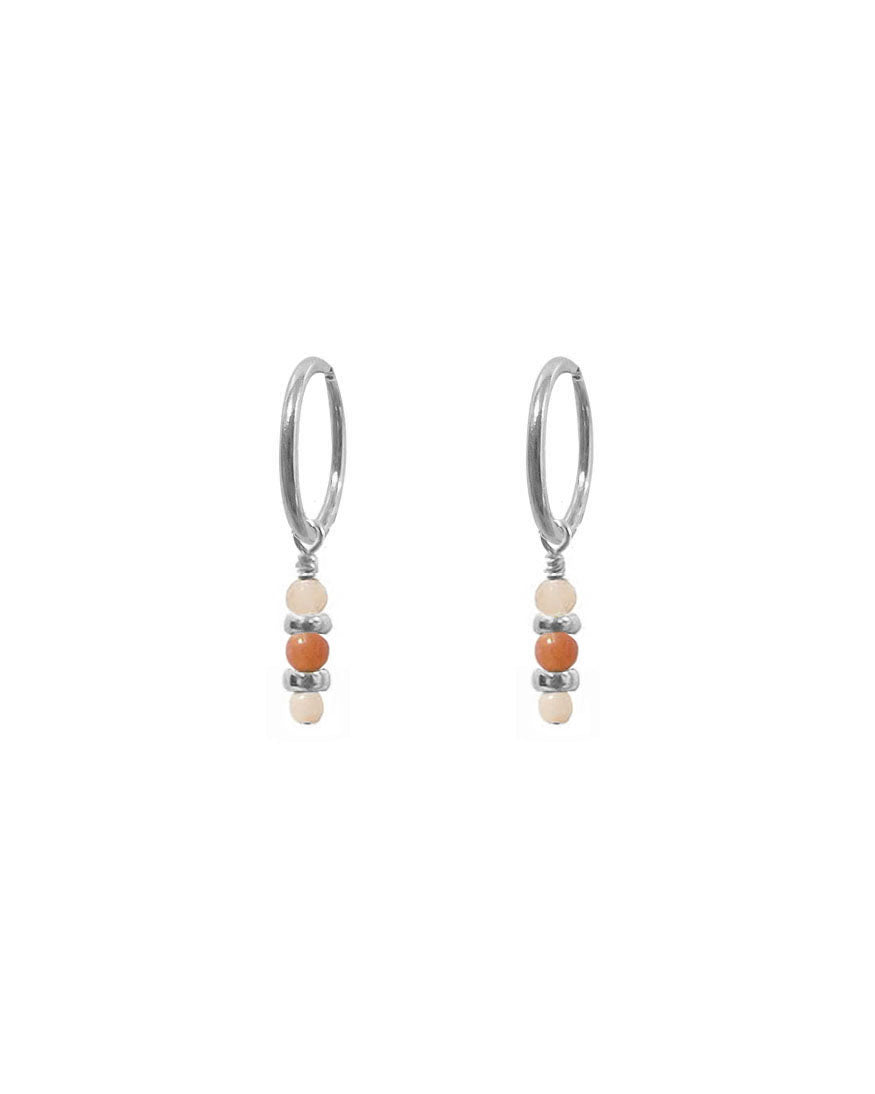 Nubia Sunstone Mini Hoops