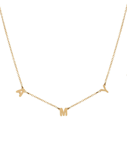 Petite Triple Initial Necklace