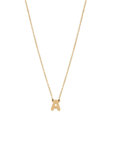 Petite Single Initial Necklace