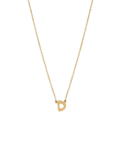 Petite Single Initial Necklace