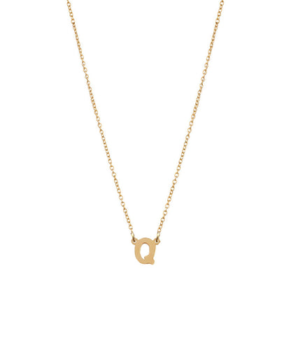 Petite Single Initial Necklace