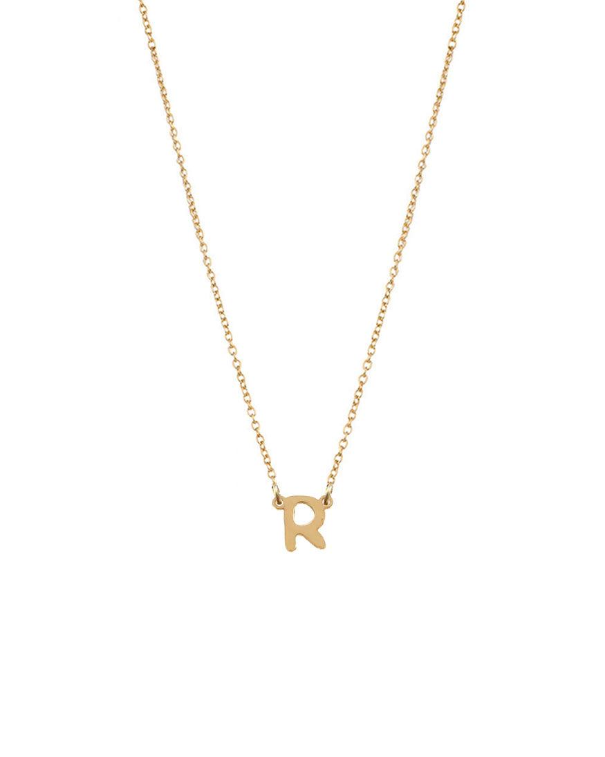 Petite Single Initial Necklace