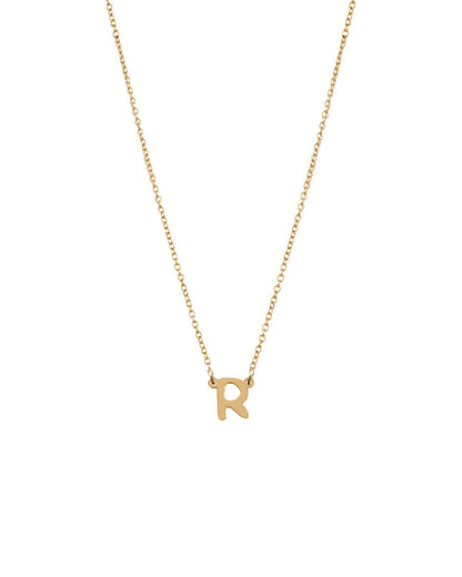 Petite Single Initial Necklace