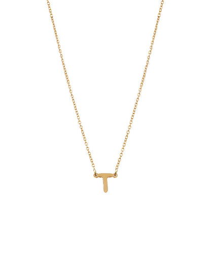 Petite Single Initial Necklace