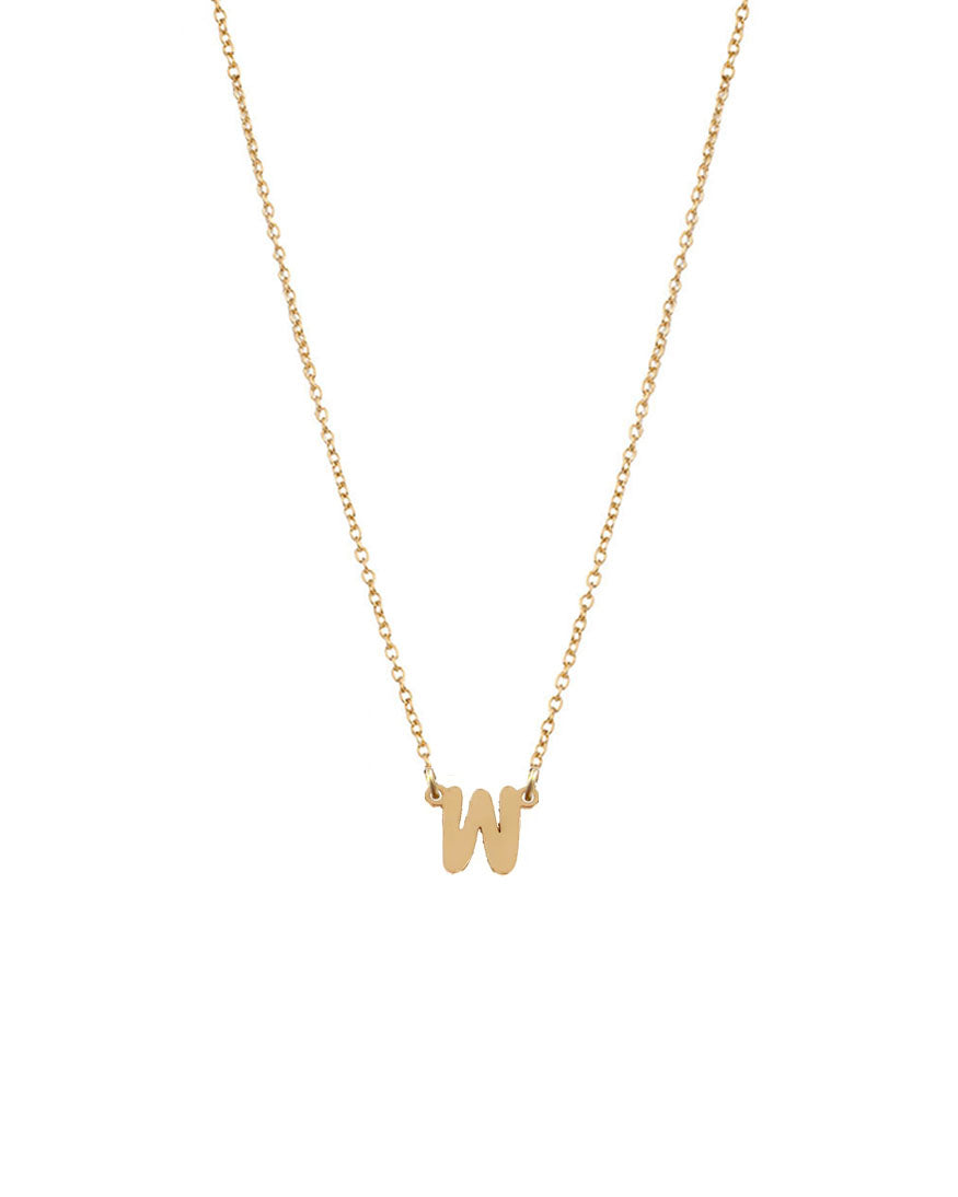 Petite Single Initial Necklace