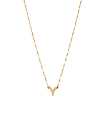 Petite Single Initial Necklace