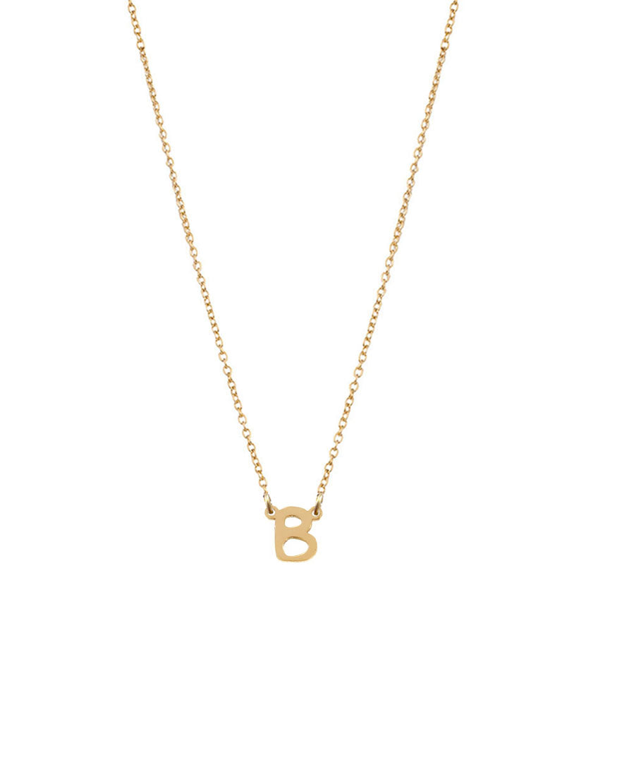 Petite Single Initial Necklace