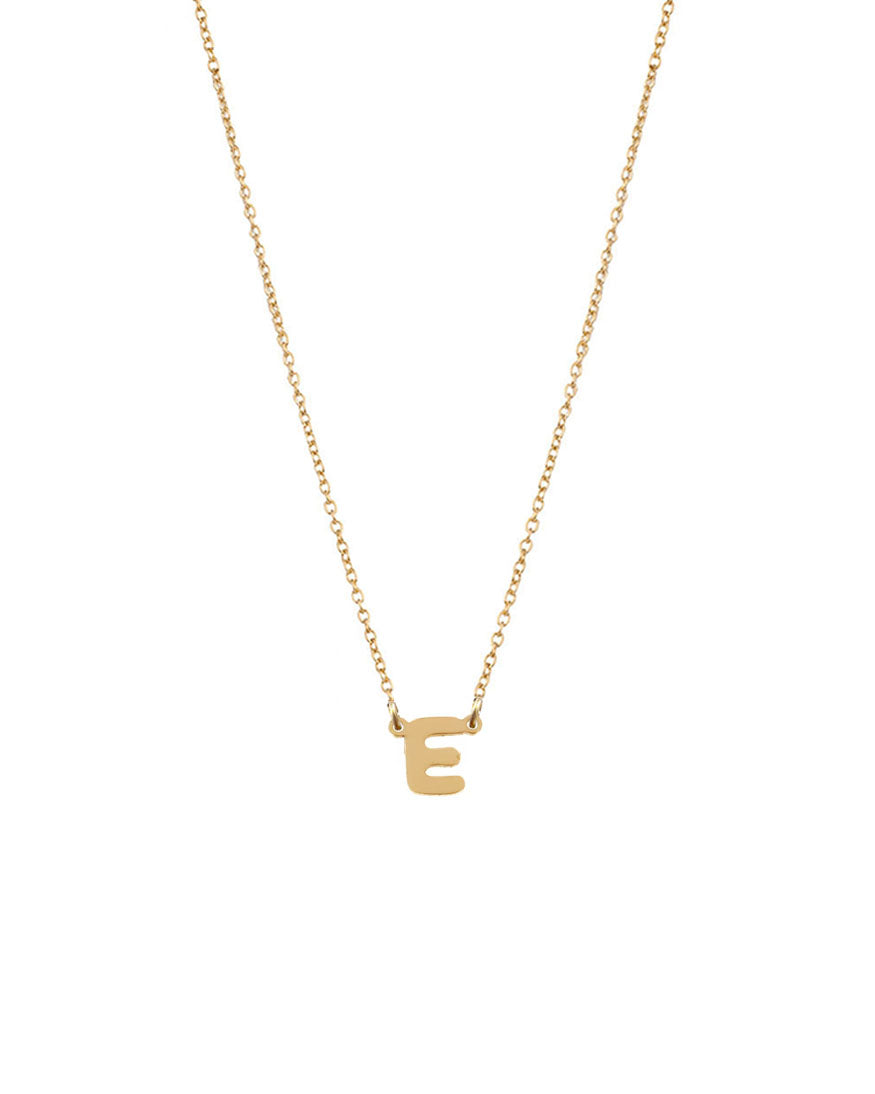 Petite Single Initial Necklace