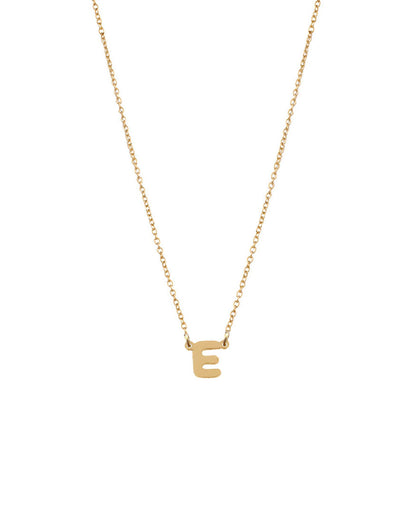 Petite Single Initial Necklace