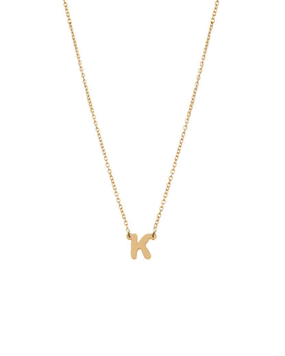 Petite Single Initial Necklace