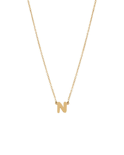 Petite Single Initial Necklace