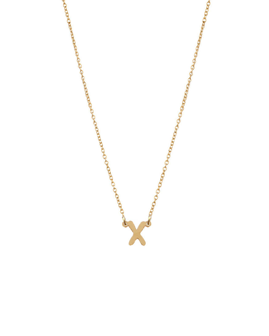 Petite Single Initial Necklace