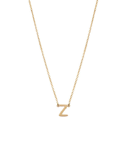 Petite Single Initial Necklace