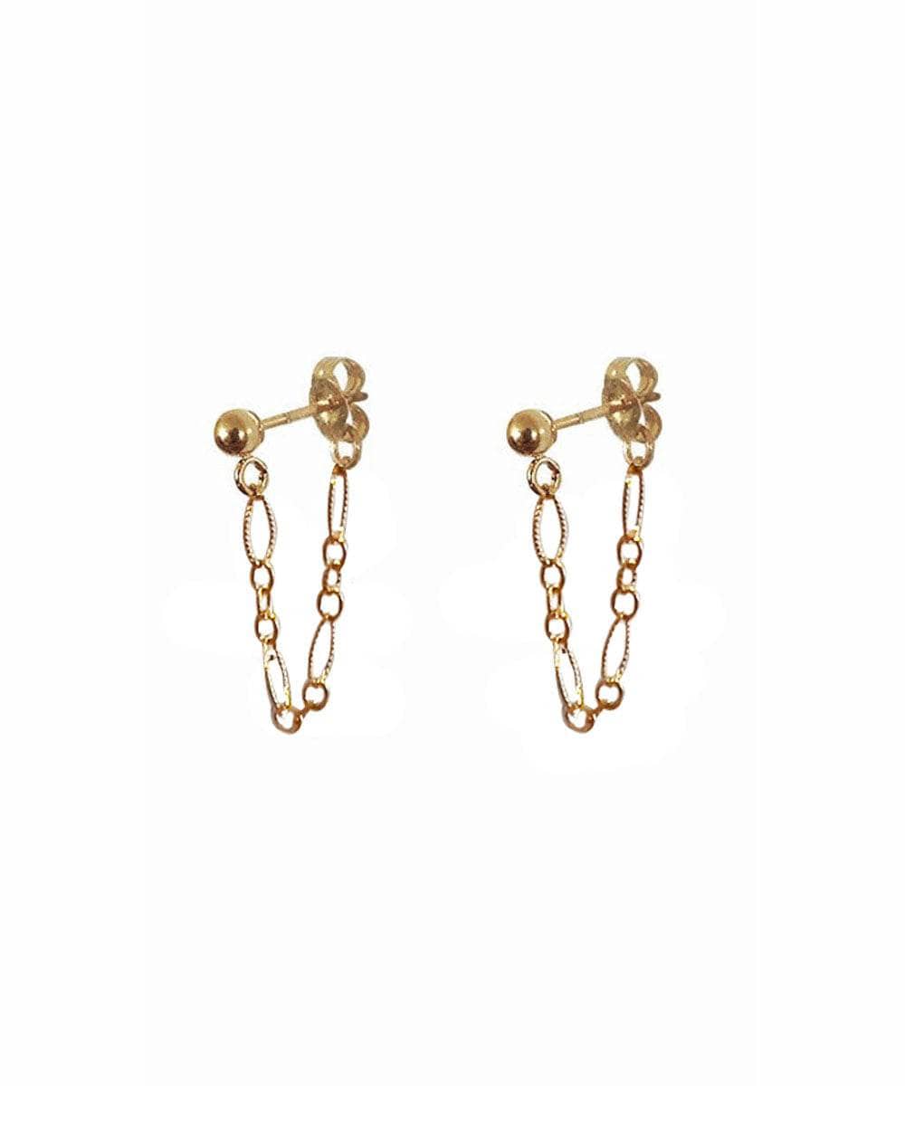 Taylor Chained Ball Stud Earrings