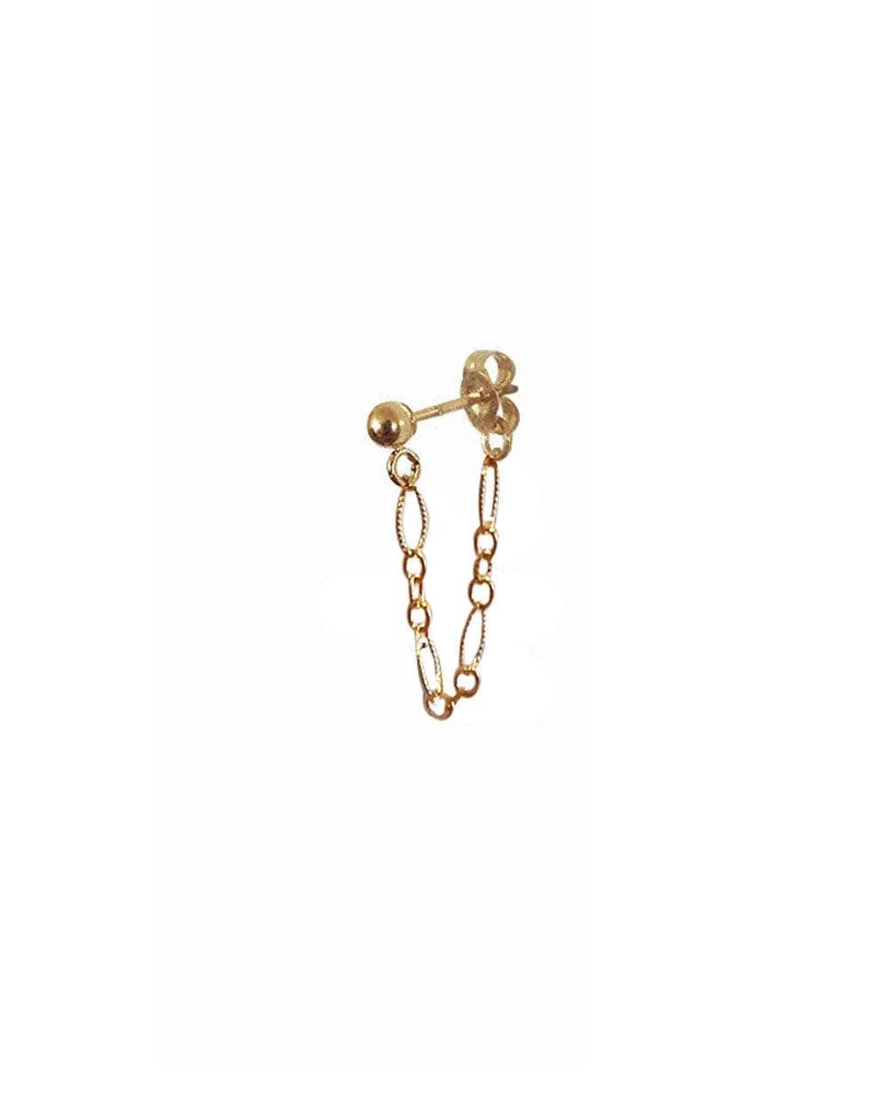 Taylor Chained Single Ball Stud