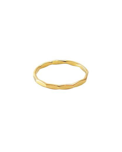 Donna Hammered Stacking Ring