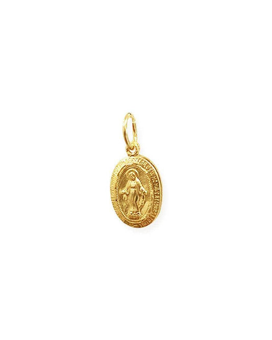 Small Holy Oval Charm