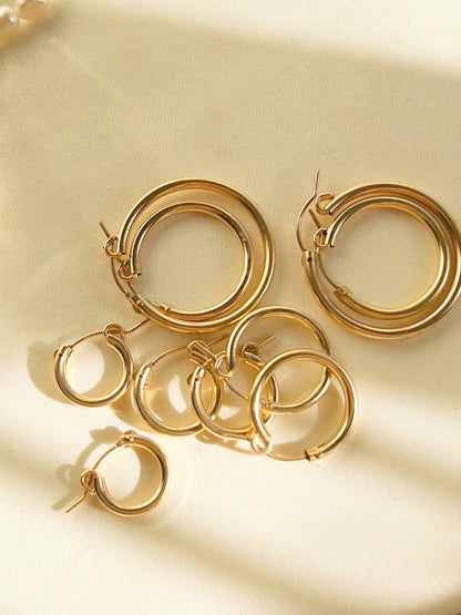 Andy 22mm Classic Hoops