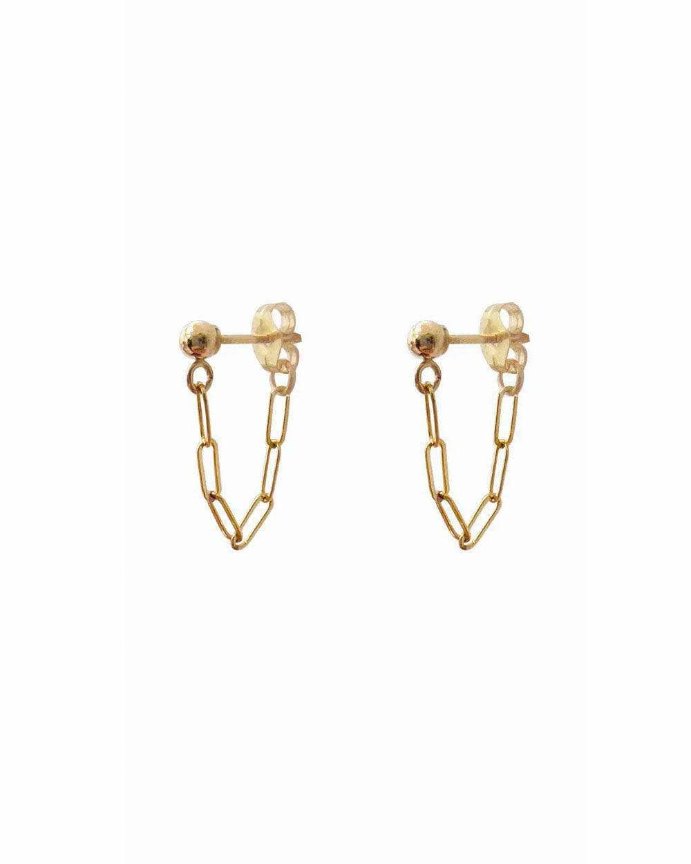 Ivy Chained Stud Earrings